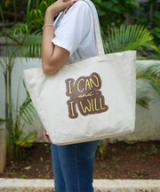 Printed Quote Tote Bag