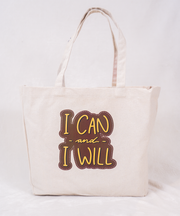 Printed Quote Tote Bag